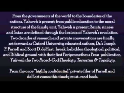 YAHWEH THE TWO-FACED GOD: THEOLOGY TERRORISM AND TOPOLOGY