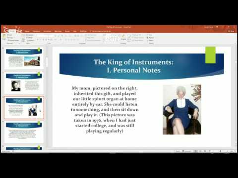 WEBINAR: THE KING OF INSTRUMENTS: ALL ABOUT PIPE ORGANS