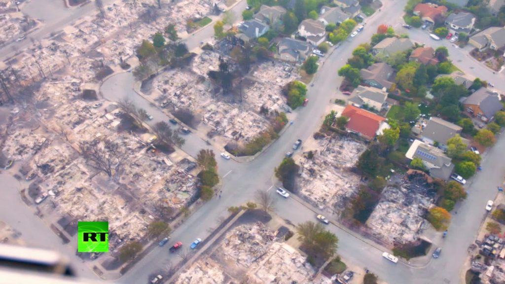 TIDBIT: RT&#8217;S VIDEO OF THE CALIFORNIA FIRES